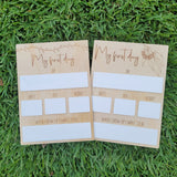 First Day of School Board Timber Design