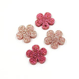 Acrylic Glitter Flower Blanks (FL110) 15mm - 10 Pack