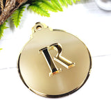 Round Bauble Double Layer with Initial