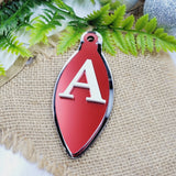 Long Drop Bauble Double Layer with Initial