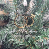 Christmas Ornament with Initial or Image