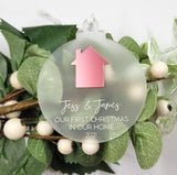 Christmas Ornament with Initial or Image