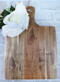 Engraved Cheese Board
