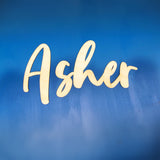 Scripted Name Plaque