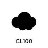 Acrylic Glitter Cloud Blanks (CL100) 15mm - 10 Pack