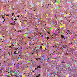 15mm Laser Cut Glitter Acrylic Egg Shape