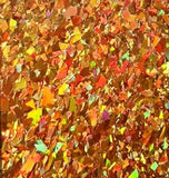 15mm Laser Cut Glitter Acrylic Egg Shape