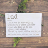 Dad Definition Sign
