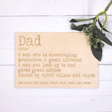 Dad Definition Sign
