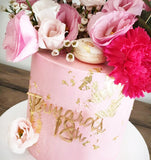 Cake plaque - Two Words