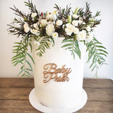 Cake plaque - Two Words