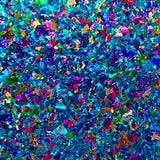 Acrylic Glitter Flower Blanks (FL110) 15mm - 10 Pack