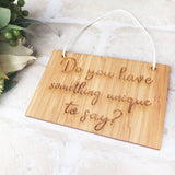 Create your own sign!