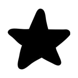 Acrylic Glitter Organic Star Blanks (OST100) 15mm - 10 Pack