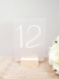 Table Numbers - Engraved