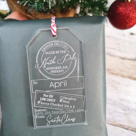 Gift Tag from The North Pole / Santa
