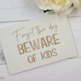 Hand painted Wooden Sign - Forget the dog