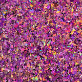 Acrylic Glitter Flower Blanks (FL110) 15mm - 10 Pack